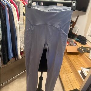 Gray High-Waisted Lululemon Leggings